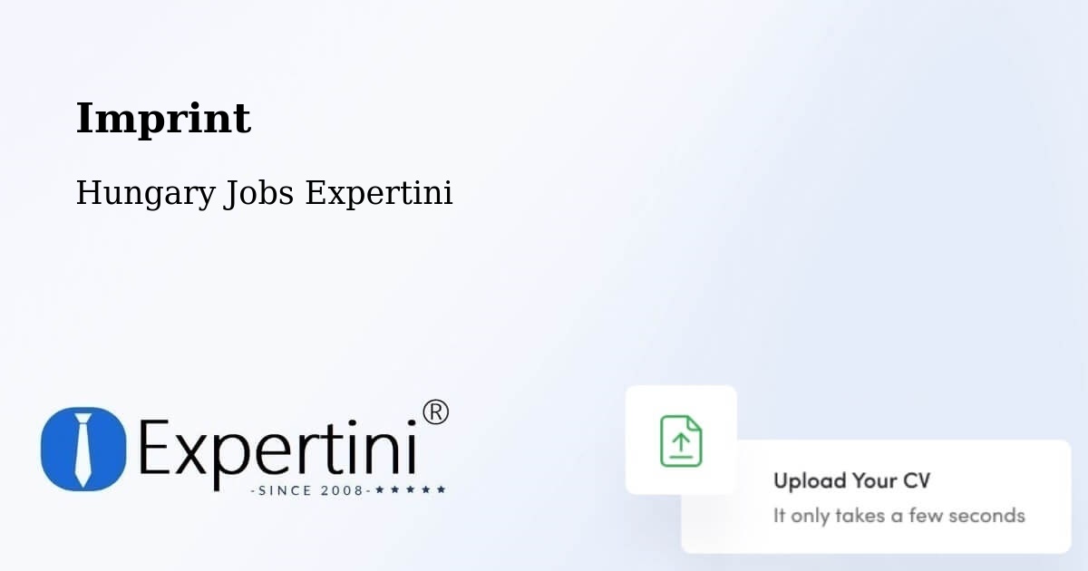 Imprint – Tét - Hungary Jobs Expertini